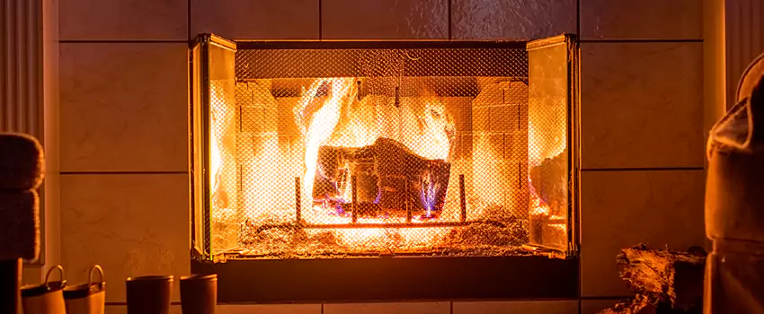 Mendota Hearth Landscape Fireplace Installation in Glasgow, Delaware