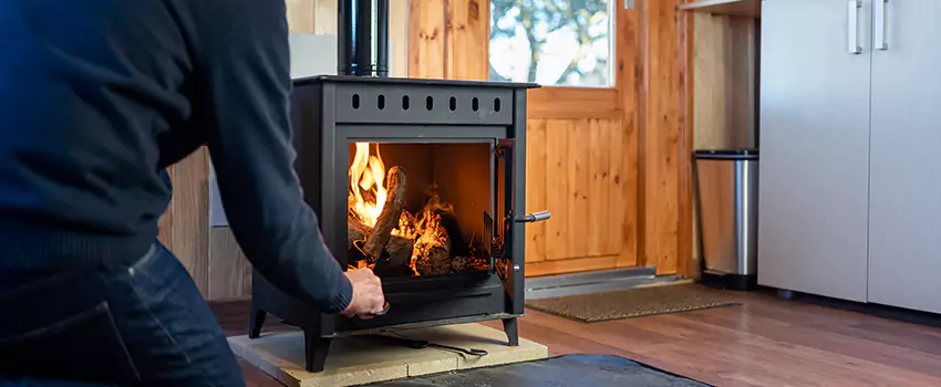 Open Hearth Wood Fireplace Installation in Glasgow, DE