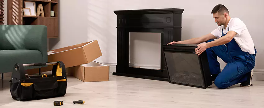 Old Rusted Metal Fireplace Repair And Replacement in Glasgow, DE